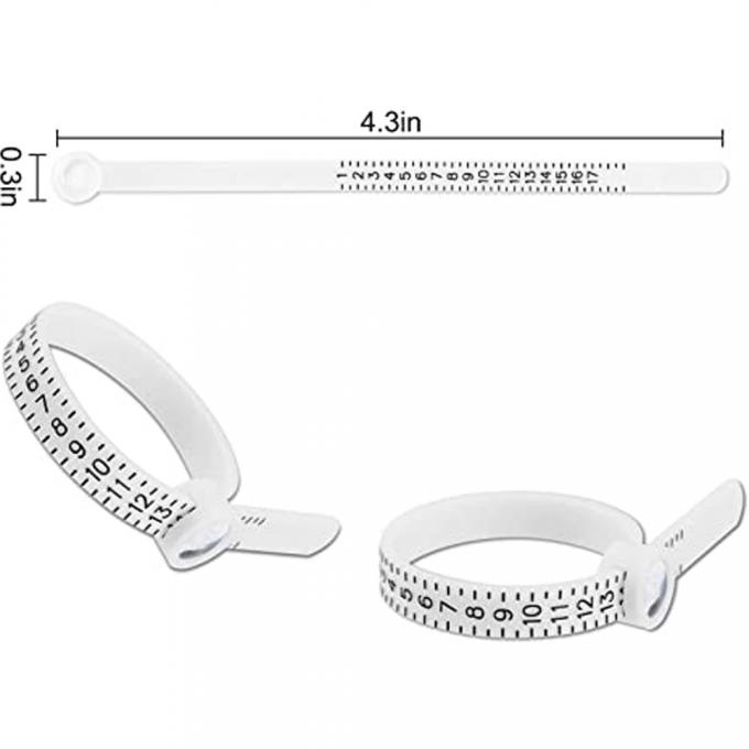 ملحقات الملحقات الأدوات البلاستيكية حلقة مقاس US 1-17 3