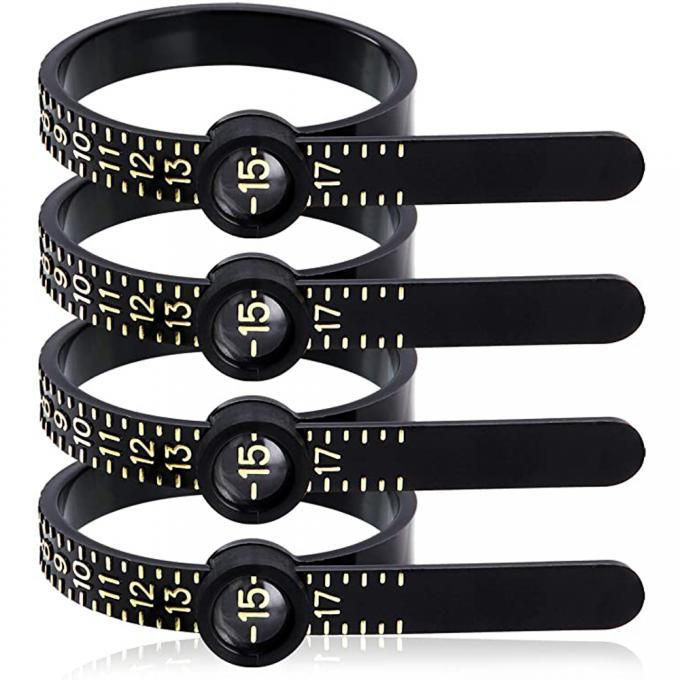 ملحقات الملحقات الأدوات البلاستيكية حلقة مقاس US 1-17 4