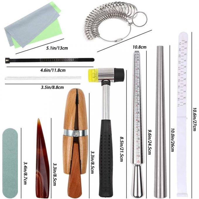 مجموعة أدوات قياس المجوهرات المكونة من 13 قطعة لصياغة الإكسسوارات بنفسك 1