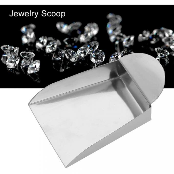 مجرفة صغيرة مربعة ، مجرفة الحجارة الكريمة ، مجرفة المجوهرات مع مقبض لوحة 2